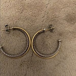 David Yurman hoop earrings